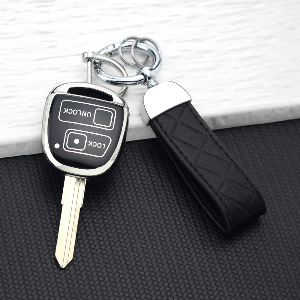 TPU Car Key Case Cover for Toyota Land Crusier FJ Cruiser for Lexus ES GS LS IS RX SC RX400h ES330 RX330 GS300 GS430 Shell Fob