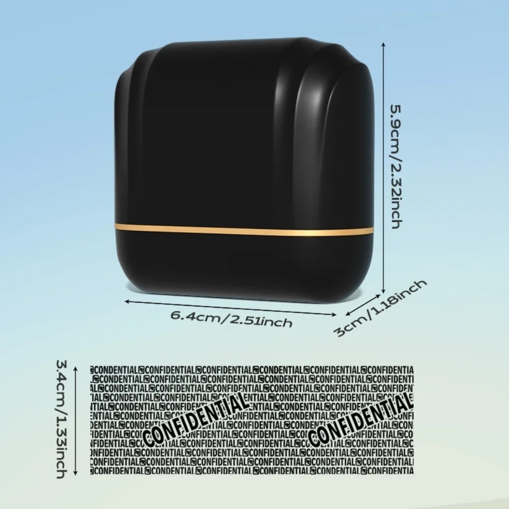 Wide-sized Identity Privacy Roller Blocking Confidential Addresses Protecting Privacy Privacy Security Seal