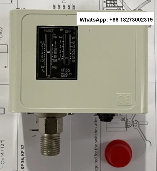 

KP series pressure switch gas medium suitable for automatic adjustable high-sensitivity controller