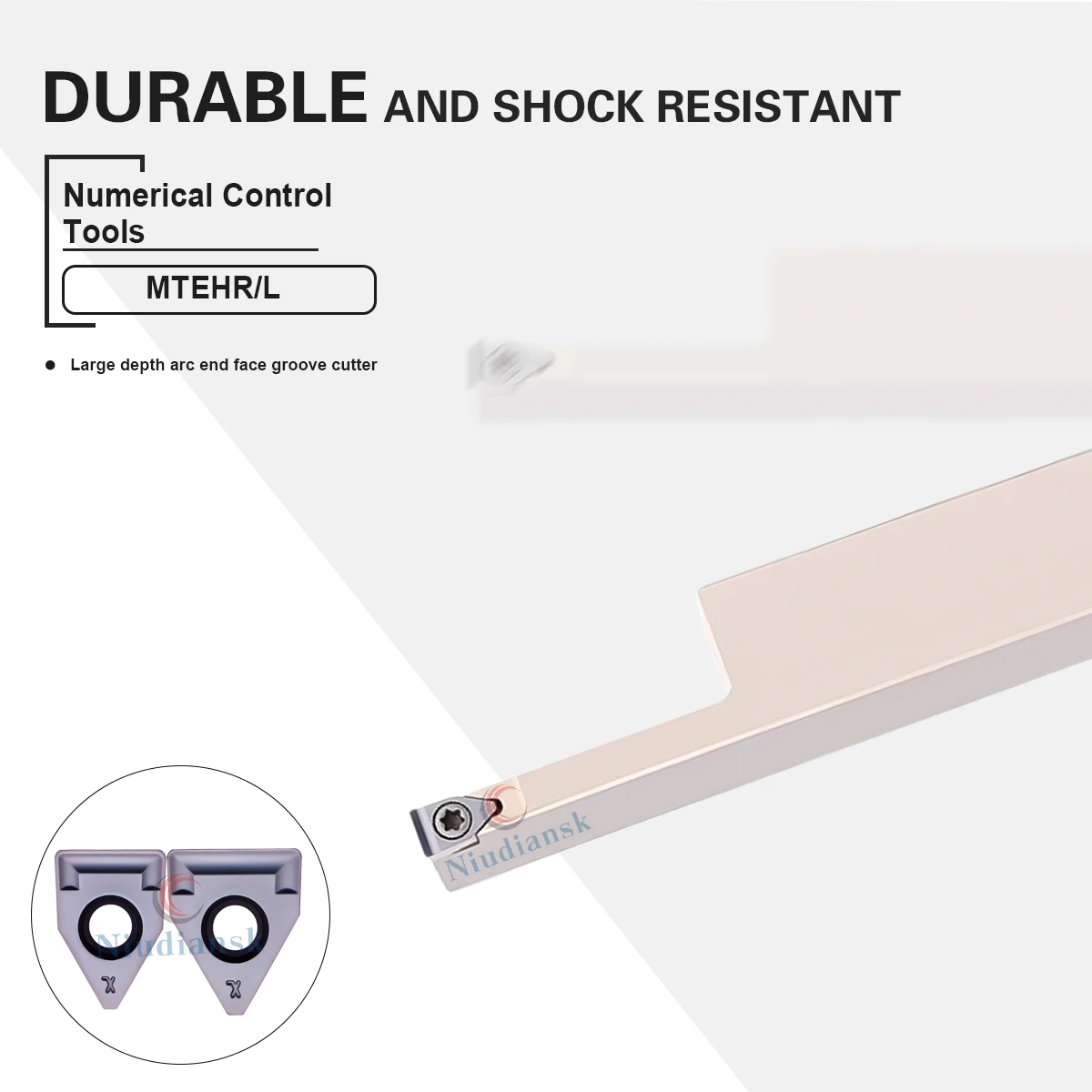 

FD08 FD10 R0.6 FD12 FD14 R1.0/TGUN080 TGUN100 Carbide Inserts Large Depth End Face Groove Cutter Bar MTEHR2020/2525 Tools Parts