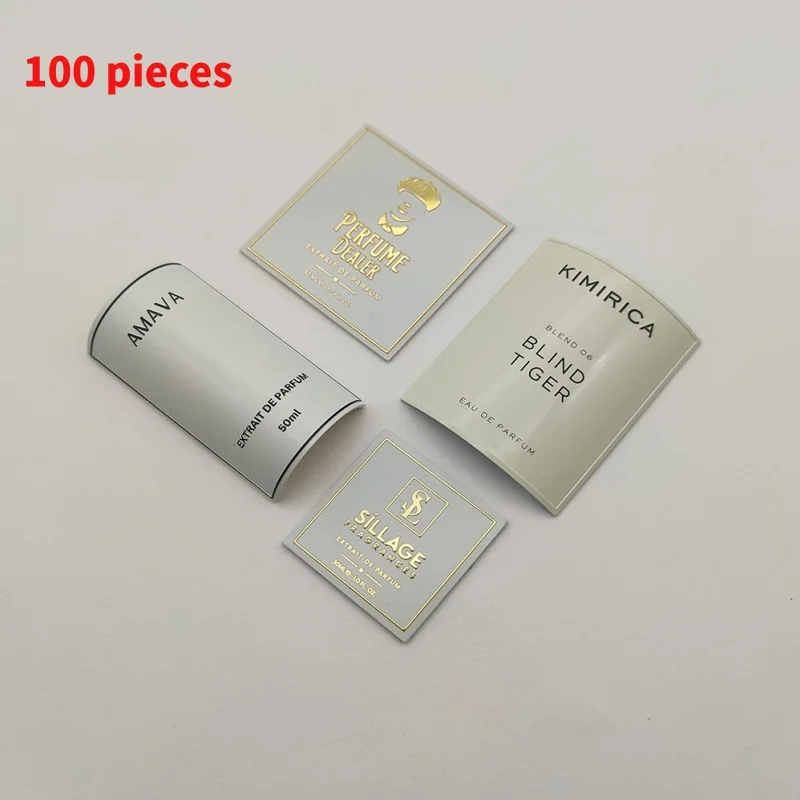 

10 0.Zhang.Custom.2025 Custom Made Aluminium 3D Relief Logo Decal Self Adhesive Metal Sticker Perfume Bottle Box Packing Lab