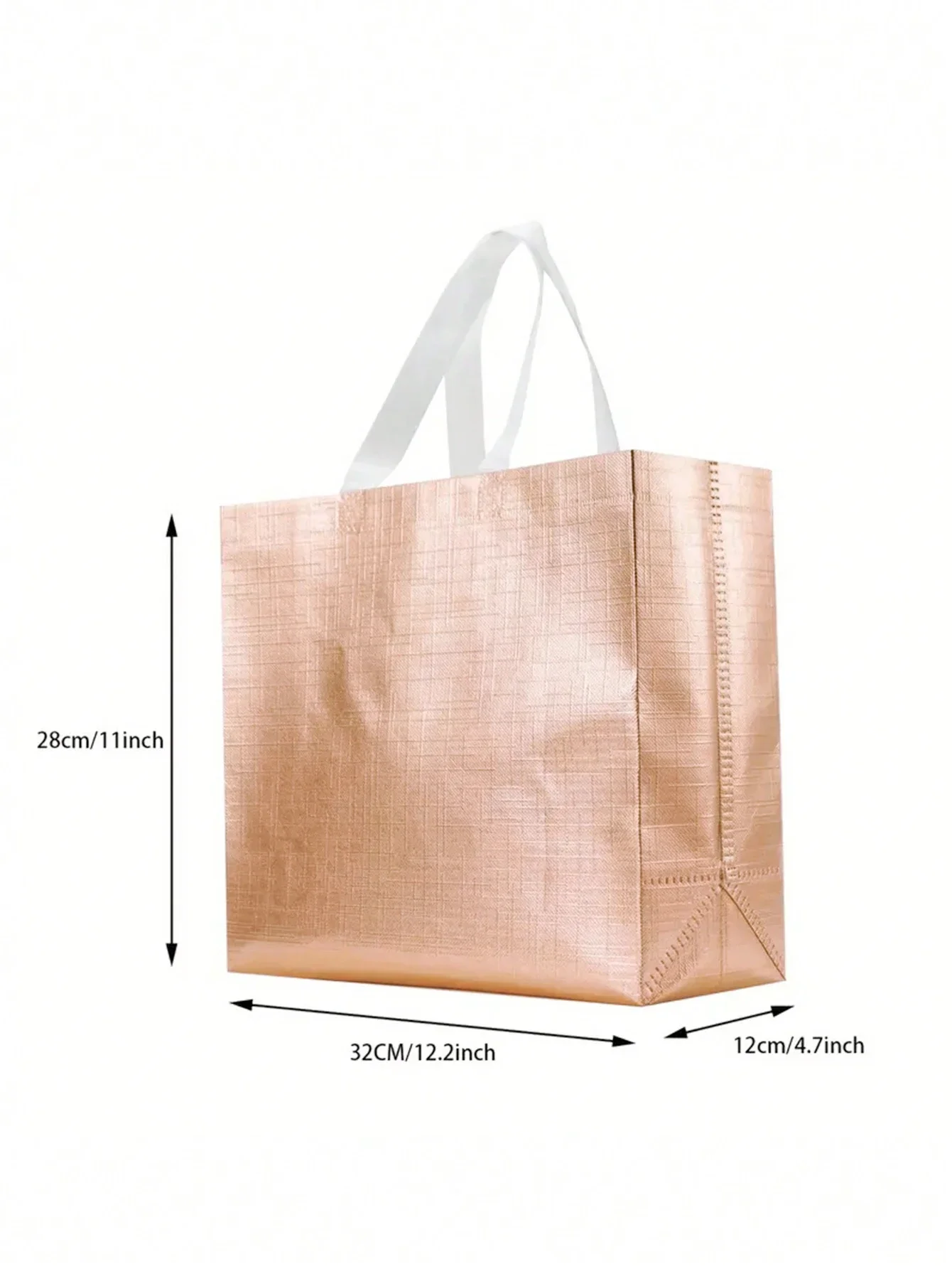 أكياس تسوق بقالة قابلة لإعادة الاستخدام تنطبق على مستلزمات حفلات أعياد الميلاد ووصيفات العروس وحقيبة يد مقاومة للماء #5