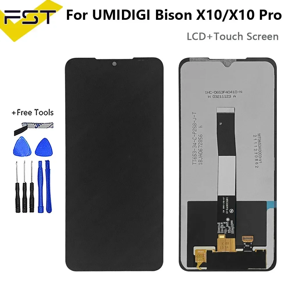 

For UMIDIGI BISON X10 LCD Display+Touch Screen Digitizer 100%Original Tested LCD Screen Panel For BISON X10 Pro LCD X10Pro