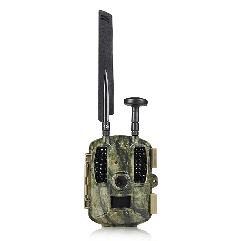 4G/3G/2G Wildlife Camera I080P 12MP with 52 IR Leds Hunting Trail Camera That Supports SMS/Email/FTP/GPS APP Remote Control