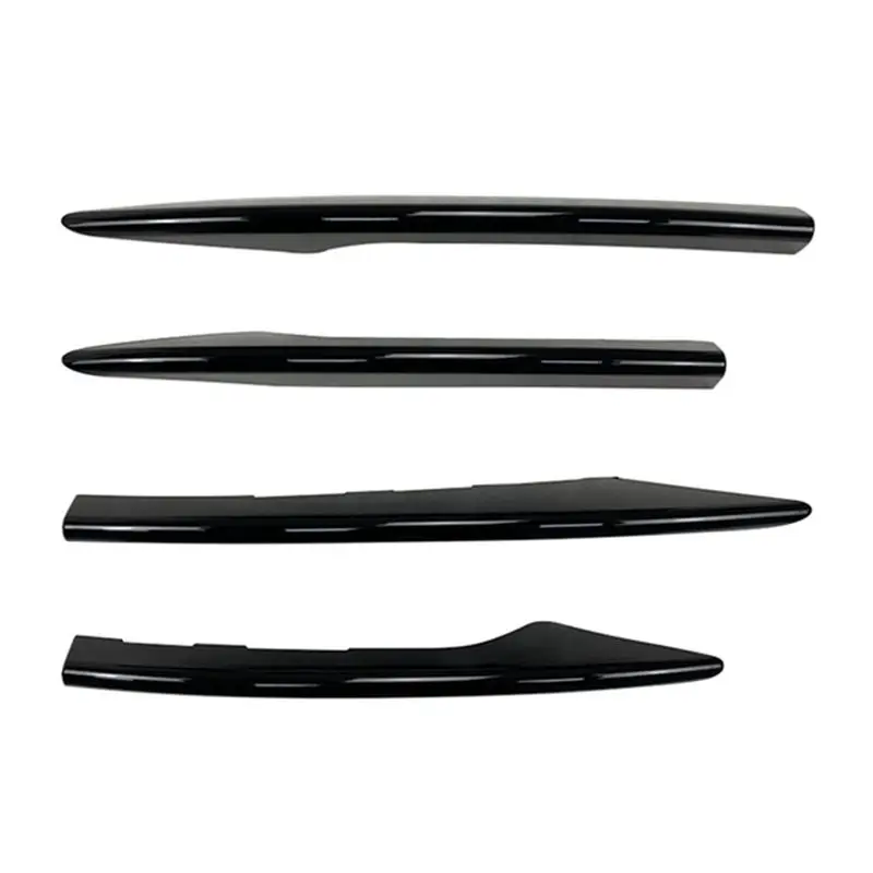 A03E-Front Bumper Wind Blade+Wraparound Front Wind Blade Modification Bumper Grille Trim Car For Chic E Class W213 E53 2021+