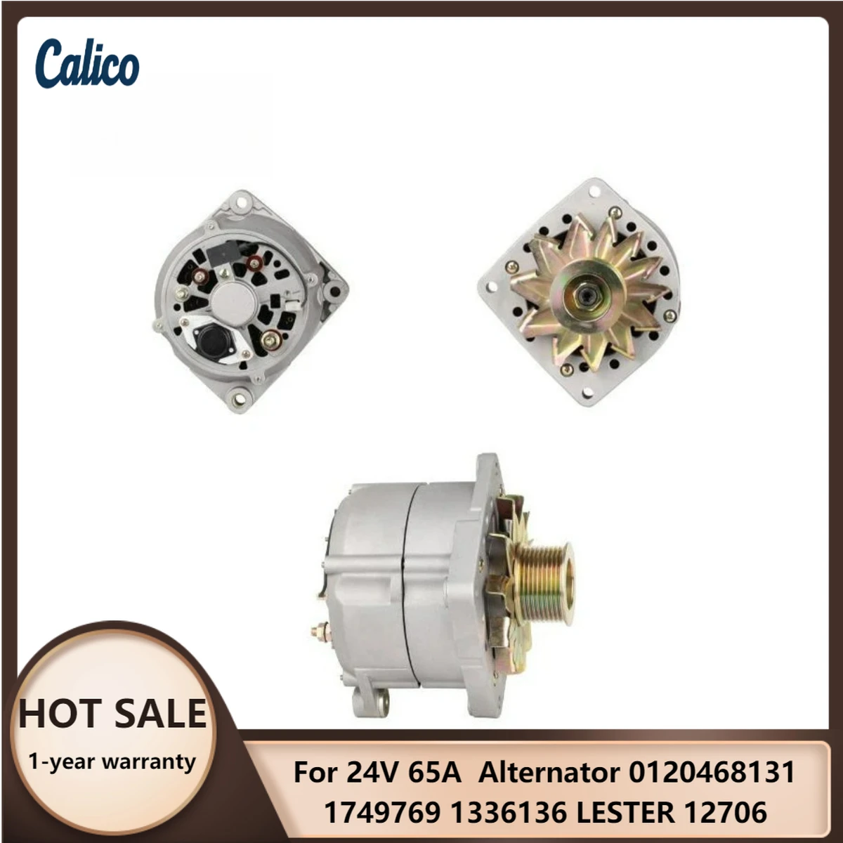 

Hot Selling 24V 65A Alternator 0120468131 1749769 1336136 LESTER 12706