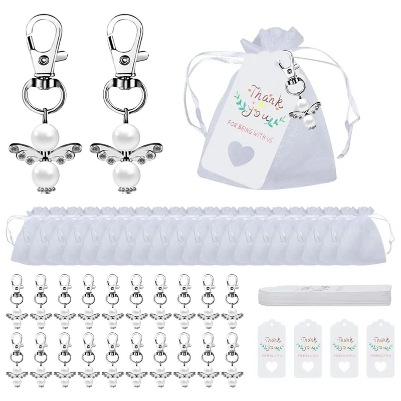 

Keyring,20Pcs Party Favours Wedding for Communion Confirmation Keyring Girls Thank You Gift