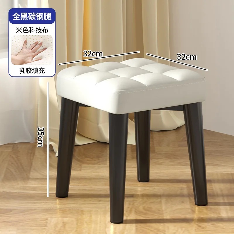 

Small stool wearing shoes Bench household light luxury stackable squaremodern simple living room sofa low