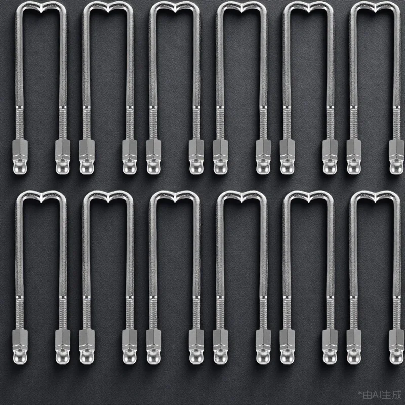 

48Pcs Banjo Hardware Set Precision Made Tension Hooks Bracket Hooks Nuts for Reliable String Instrument Repair Solutions