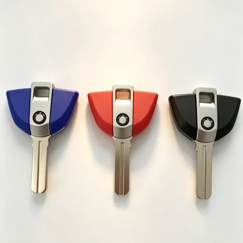 For BMW R1200RT K1600GTL S1000RR R1200GS R1250GS ADV Blank Key Motorcycle Replace Uncut Keys can be placed anti-theft chip
