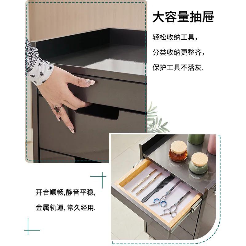 

Hair Salon Cutting Cabinet Beauty Salon Tool Storage Cabinet Hair Dryer Shelf Barber Shop Tool Cabinet
