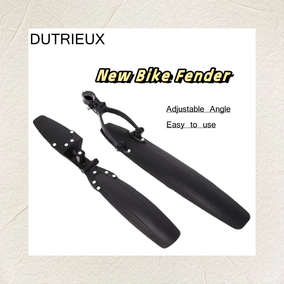 

Mountain Bike Fender 20-26 Inch Plastic Adjustable Quick-detachable Rain Fender Stay Clean and Dry on Your Ride Bicycle Mudguard