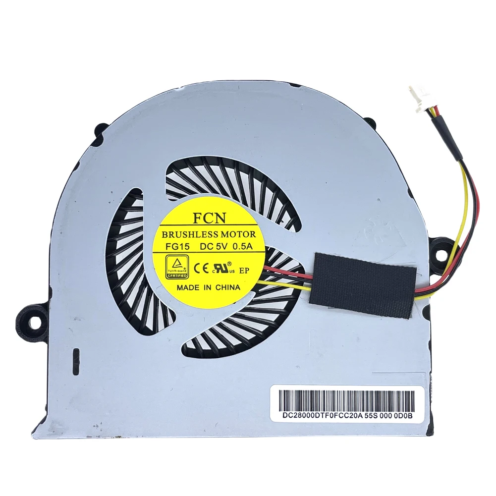 HJ ventilador de refrigeración de CPU de ordenador portátil de repuesto para Acer Aspire E5-571 E5-576-392H E5-571P E5-571PG 511 511G 511P 521 521G 531 E5-551 551G