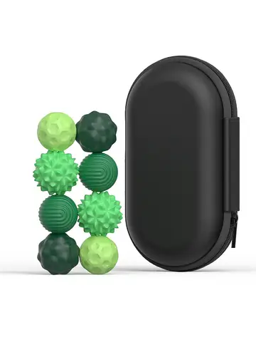 Boules sensorielles magnétiques en Silicone, jouet Fidget, balles d'inquiétude, autisme, apaisant, jouet sensoriel pour enfants et adultes, soulagement de l'anxiété et du Stress