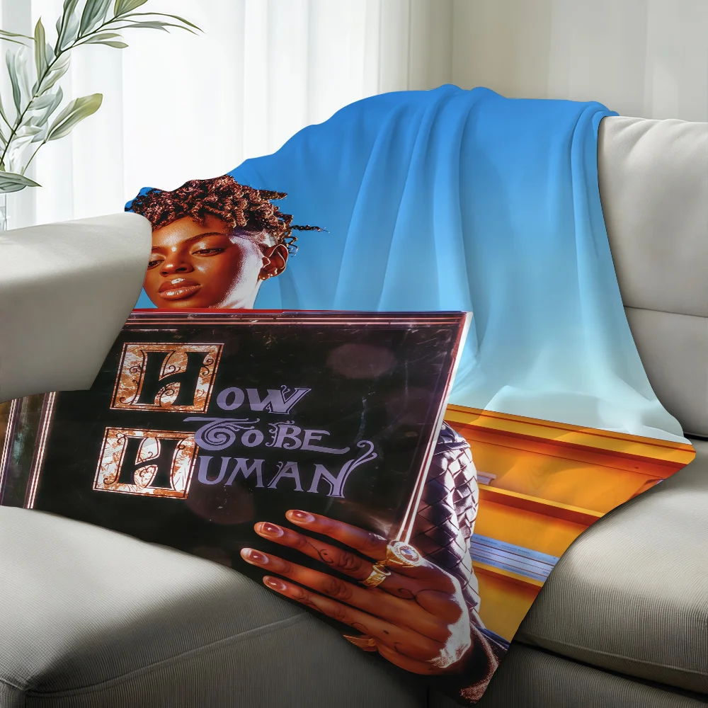 Singer Cat B-burns How To Be Human Blanket Suitable For Sofas Beds Offices Cars Outdoor Travel An Ideal Gift For Friends Family