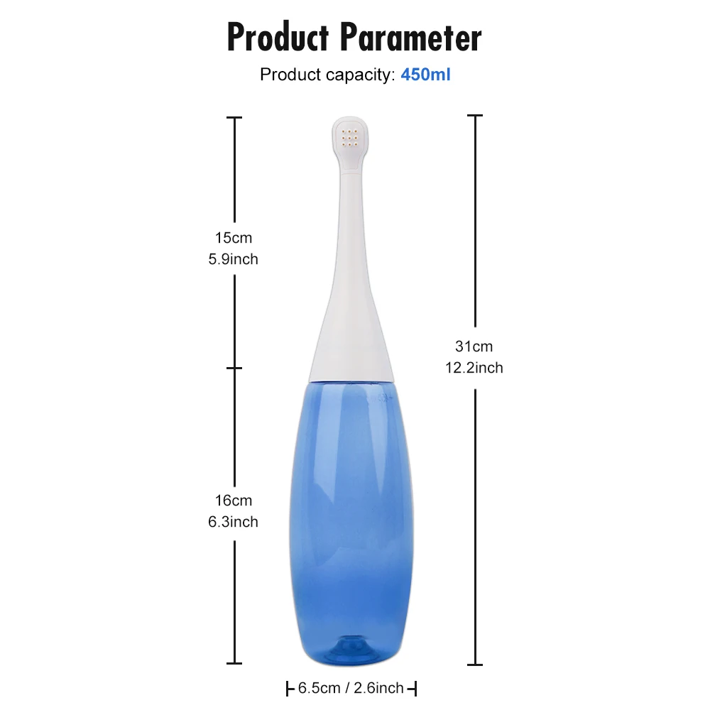 450ml Przenośny ręczny spryskiwacz bidetowy Myjka ciążowa do regeneracji krocza Oczyszczanie po porodzie Butelka higieniczna