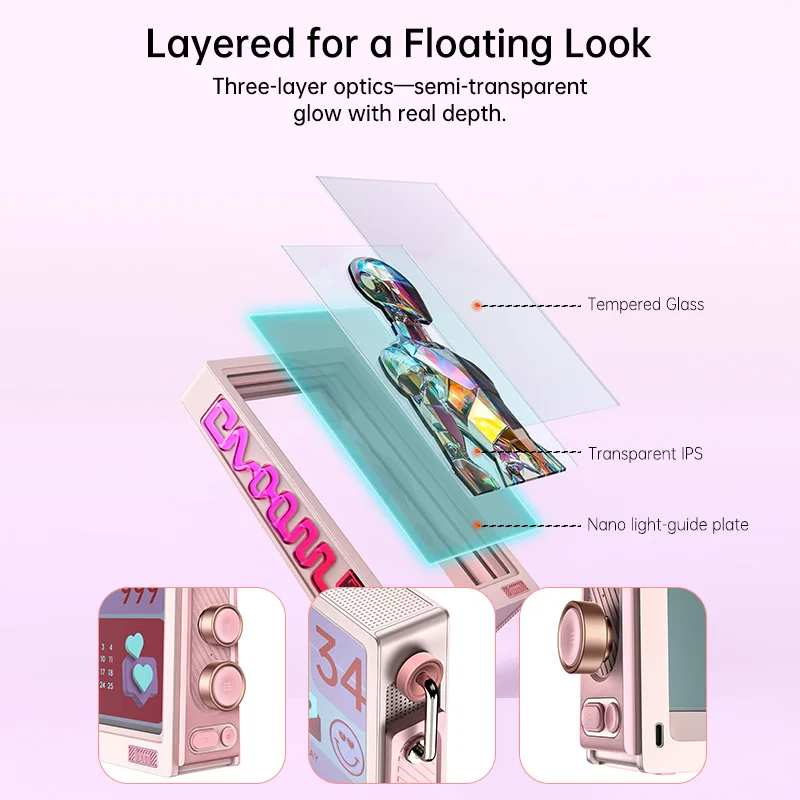 شاشة ألعاب Divoom Times مقاس 10.1 بوصة، شاشة WiFi ذكية عالية الدقة بكسل، ساعة يمكنك صنعها بنفسك، ملصق تشفير/مخزون، هدية مكتبية لتقويم الطقس