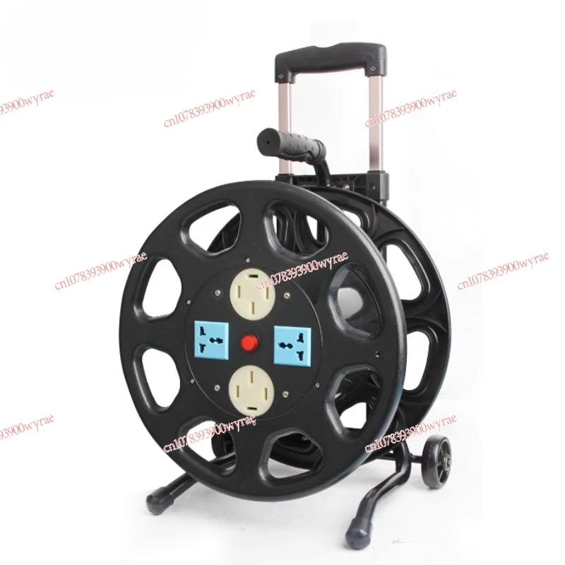 Three-phase four-wire 25/16A mobile trolley reel Winding reel Empty reel 380V50/100m