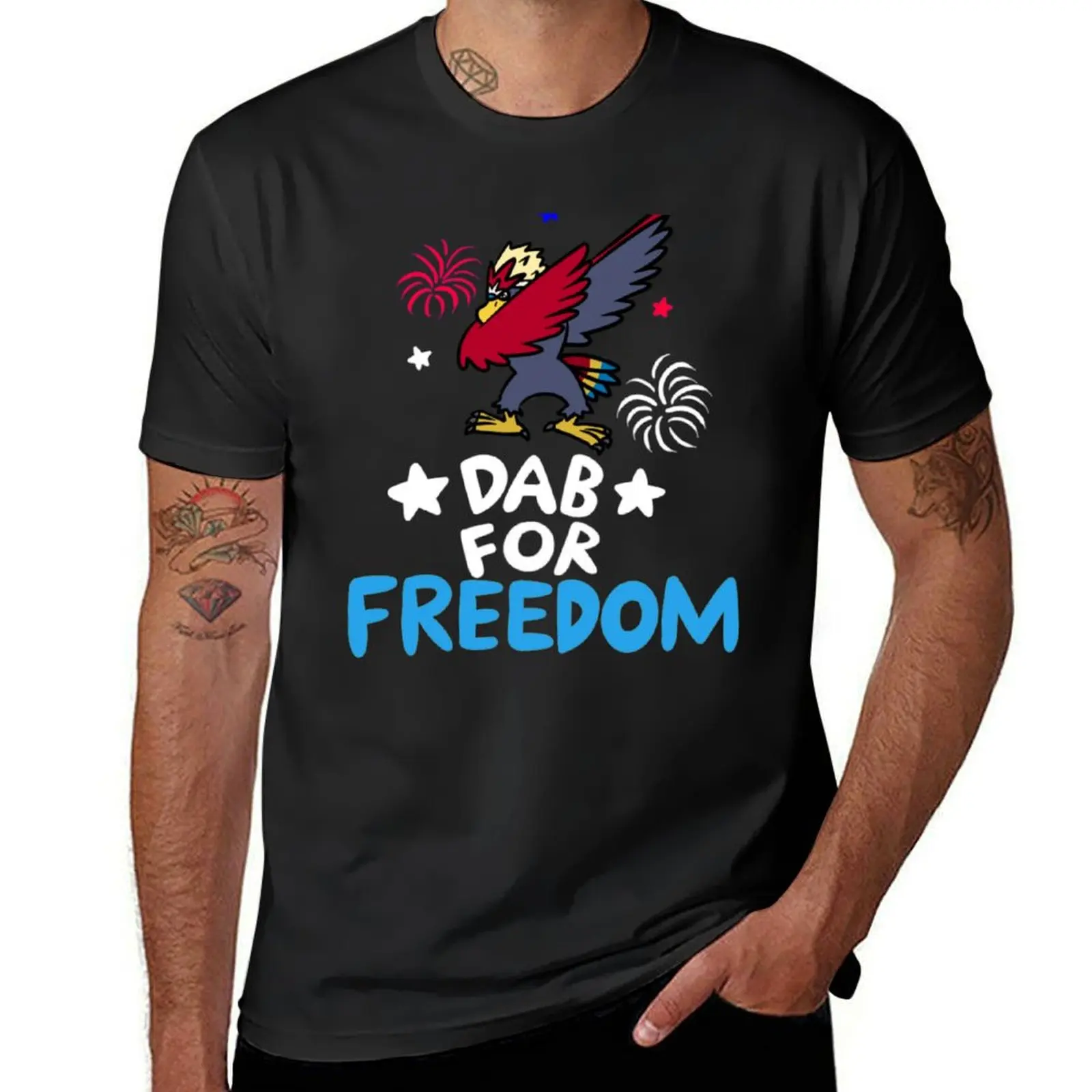 Braviary - Dab for Freedom T-Shirt boys animal print summer top tshirts for men