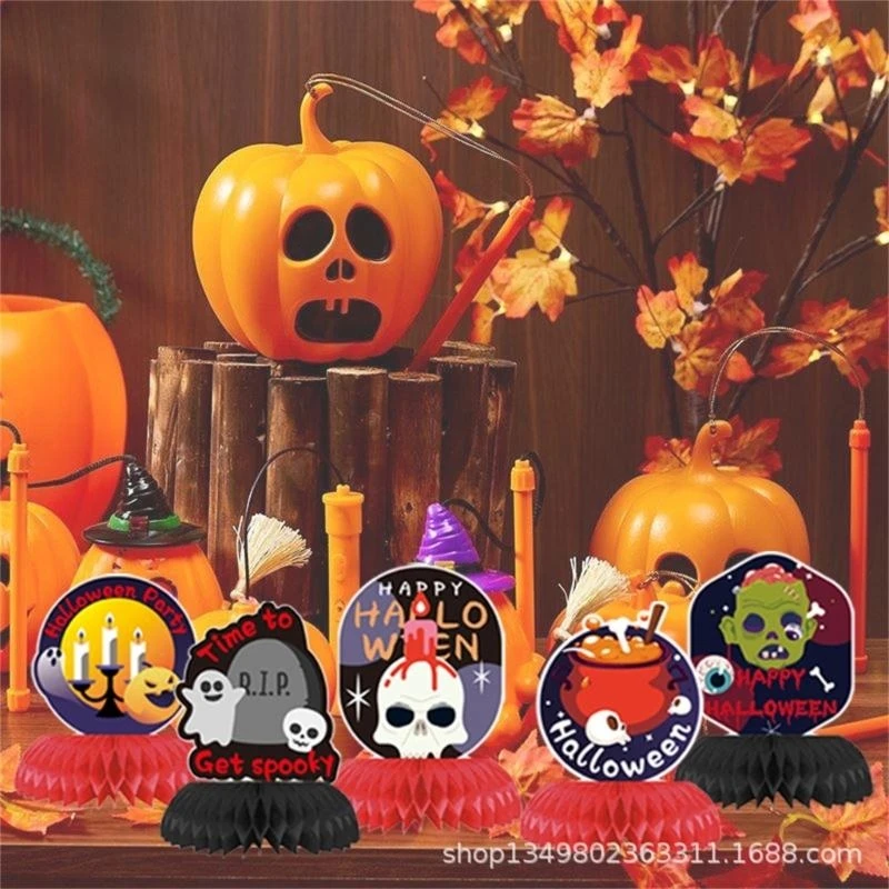 97QCゴーストリープルフラッグクラフト装飾ハロウィーンペンダントハロウィーンDIYペンダント