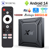 X96 M200 Android 14  DDR4 Smart TV BOX 4GB 64GB Amlogic S905X5M 1000M AV1 BT TVBOX 2.4G&5G Dual Wifi  2G16G/4G32G Media Player
