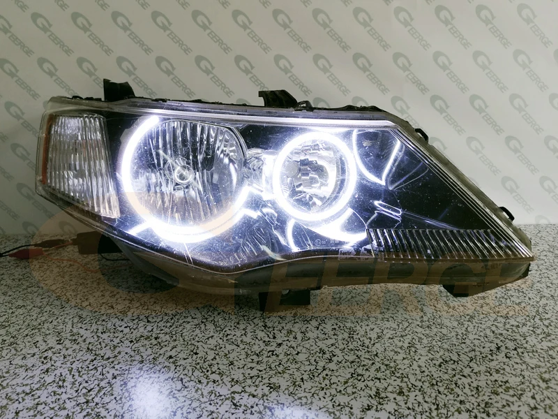 Geerge For Mitsubishi Outlander II 2006 2007 2008 2009 2010 2011 2012 Excellent Ultra Bright COB Led Angel Eyes Kit Halo Rings