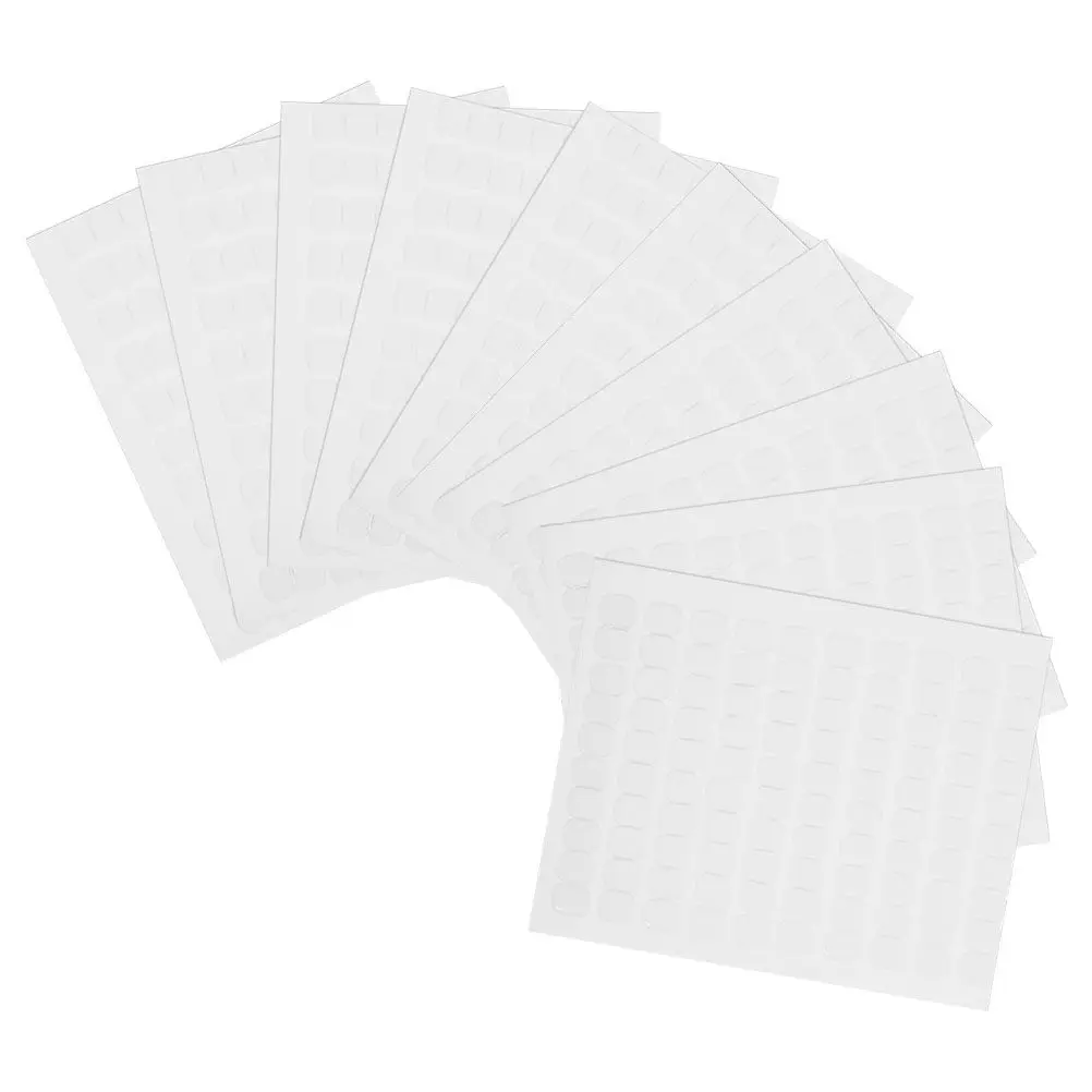 1000Pcs Clear Double Sided Sticky Putty Wall Mounting Adhesive Tack for Posters Photos Decor Removable Transparent Wall Hanging