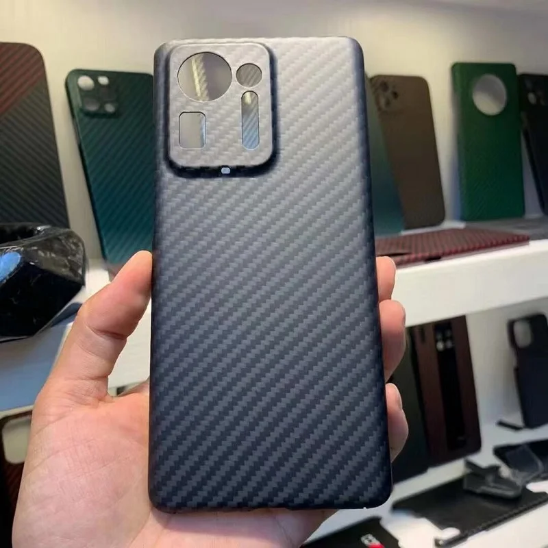 Carbon Fiber Case for XIAOMI Mix4 Case Aramid Fiber Cover for Xiaomi 11pro Ultra-thin Phone Protective Cover Phone Accessories