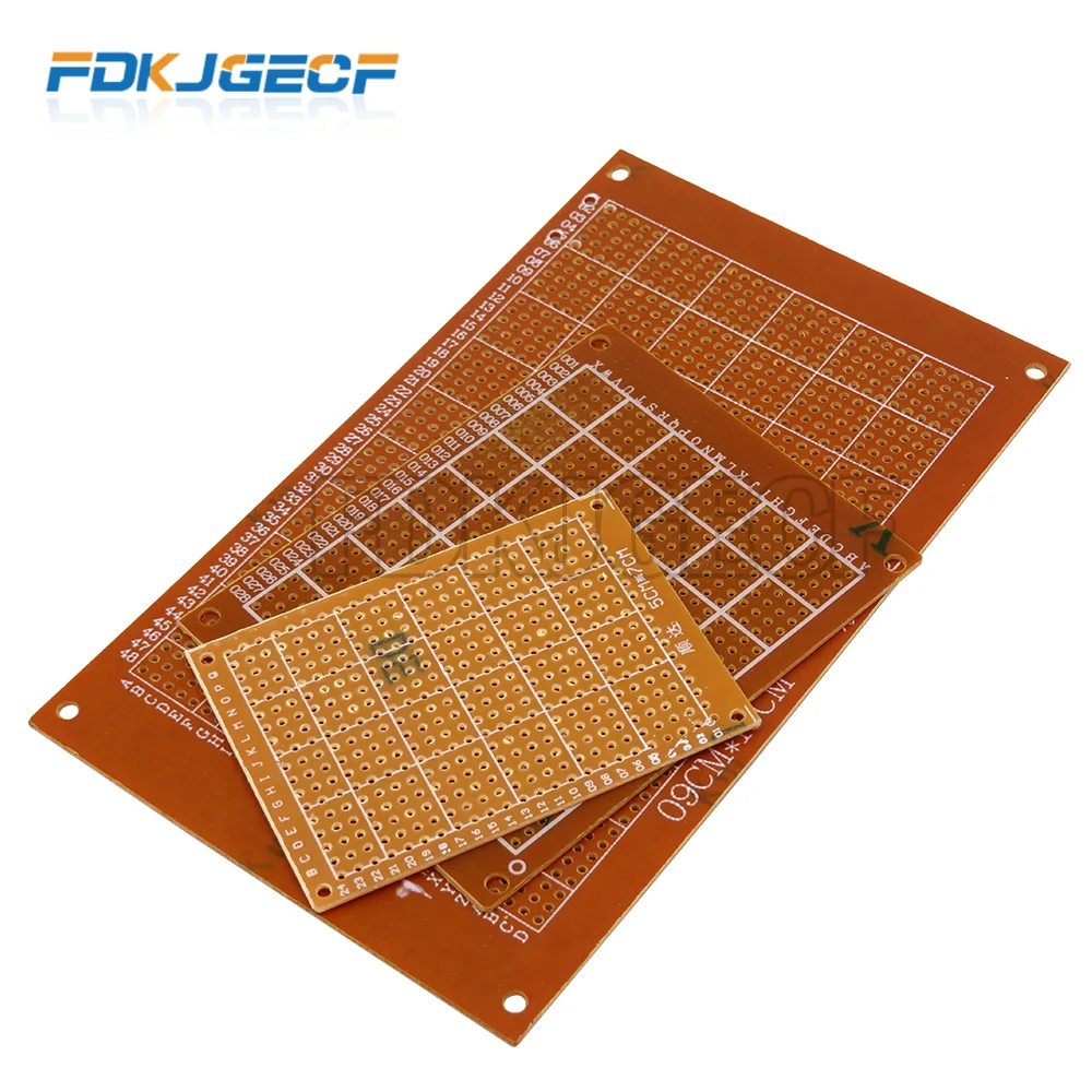 5pcs DIY Prototype Paper PCB Universal Experiment Matrix Circuit Board 5x7 7x9  9x15 cm