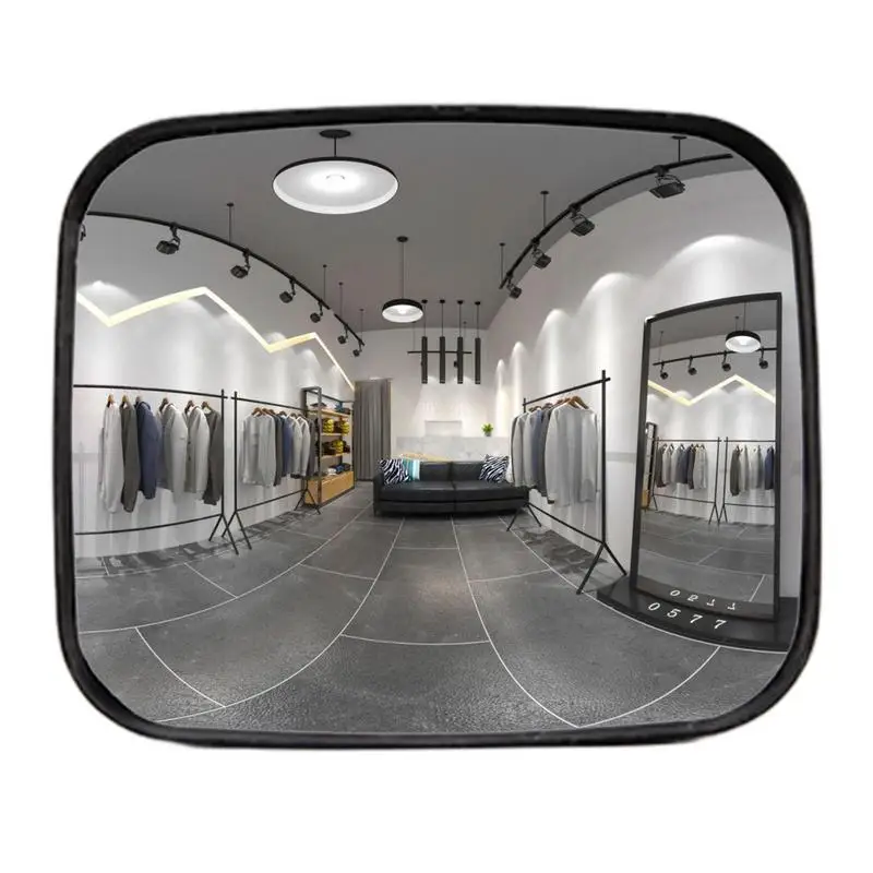 Lightweight anti-theft convex mirror 16cm supermarket monitor road wide-angle view corner mirror garage reversing mirror