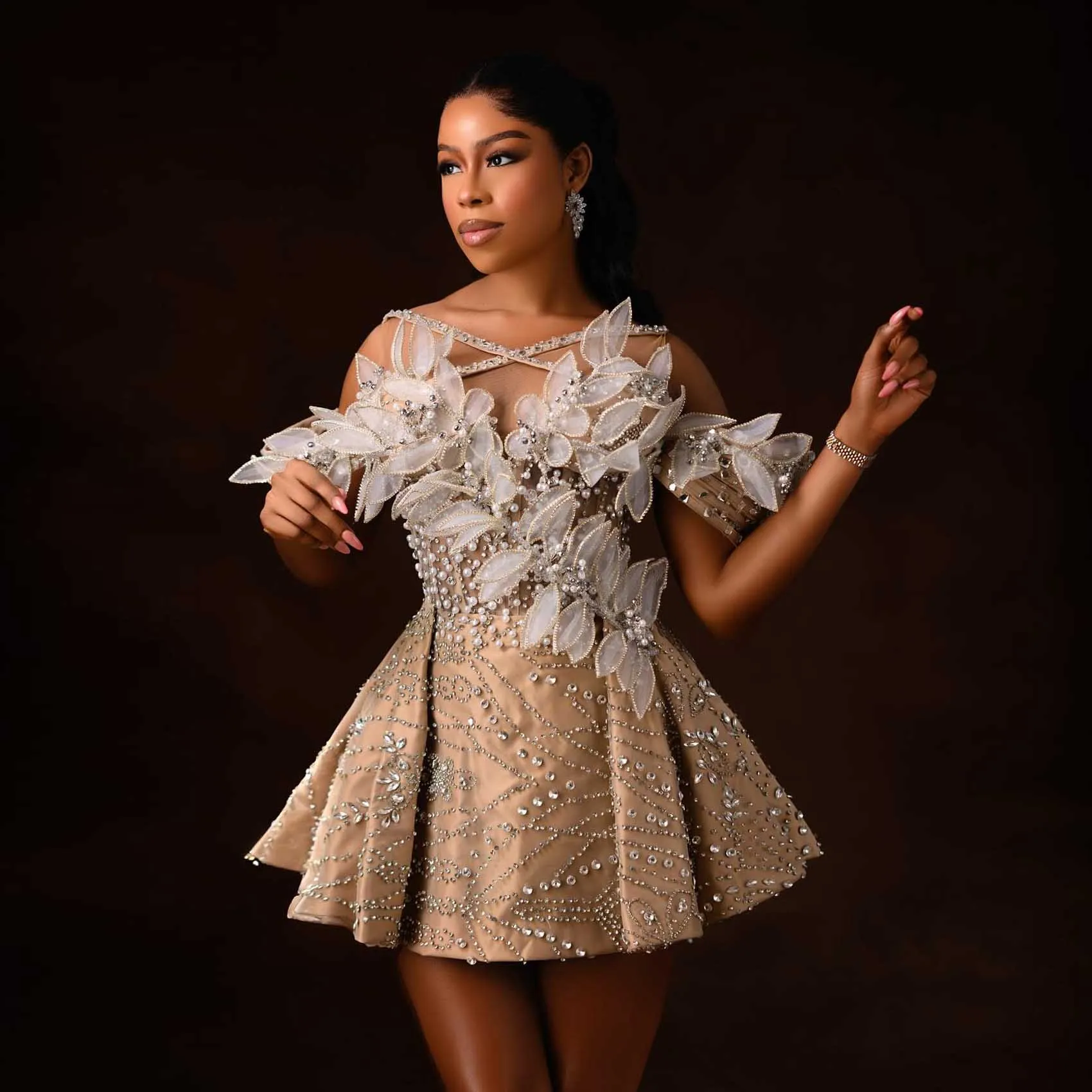 Aso Ebi Champagne B… - image