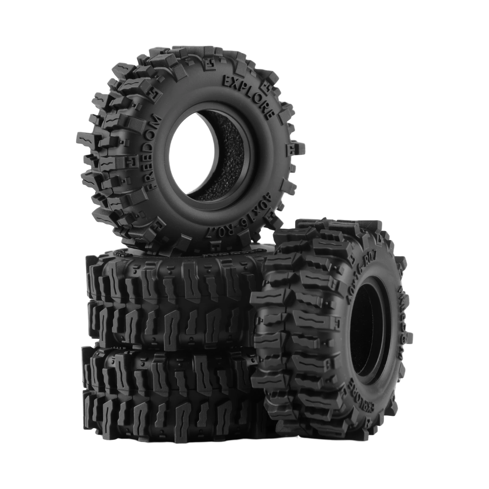 

Шины DashRC 0.7'' для радиоуправляемых краулеров с пенопластовыми вставками для Axial SCX30 1/30, запчасти для тюнинга радиоуправляемых краулеров