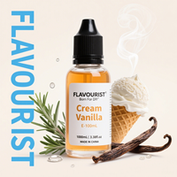 Flavourist Creamy Vanilla Aroma Flavoring Water Solubility E Flavors Concentrate For Wape Diy Best