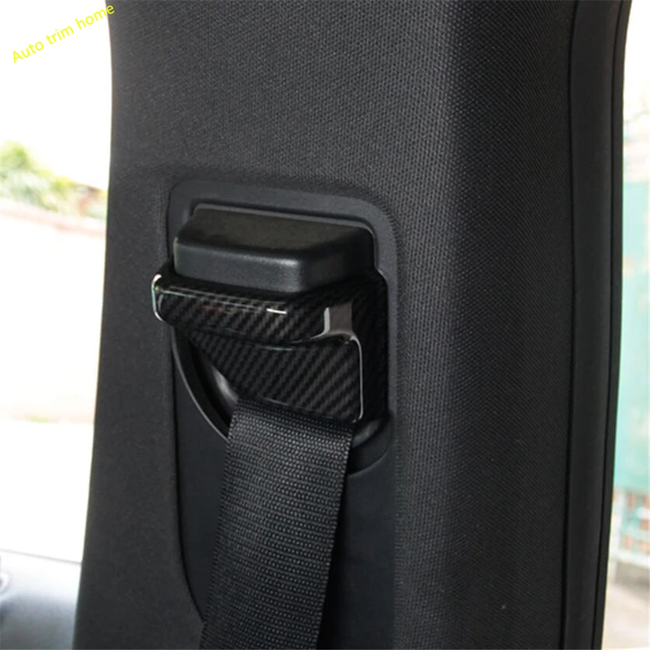 

Car Seat Safety Belt Buckle Decoration Stickers Cover Trim Fit For Mercedes Benz GLC X253 2016 - 2021 Accessories