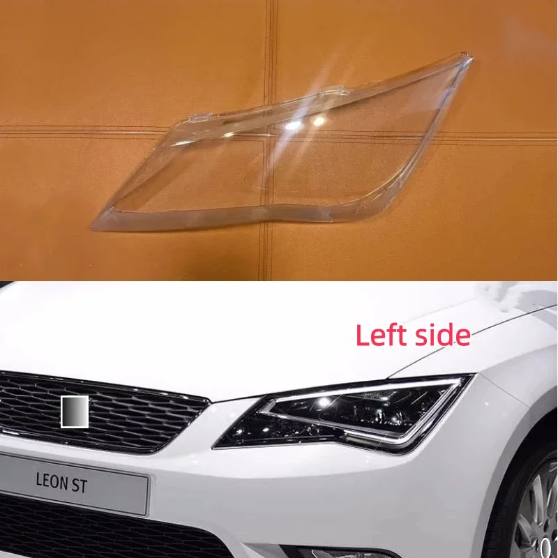 

For SEAT LEON ST 2013 2014 2015 2016 2017 2018 Headlamp Lens Headlight Shell Replacement Headlight Cover Headlight Glass