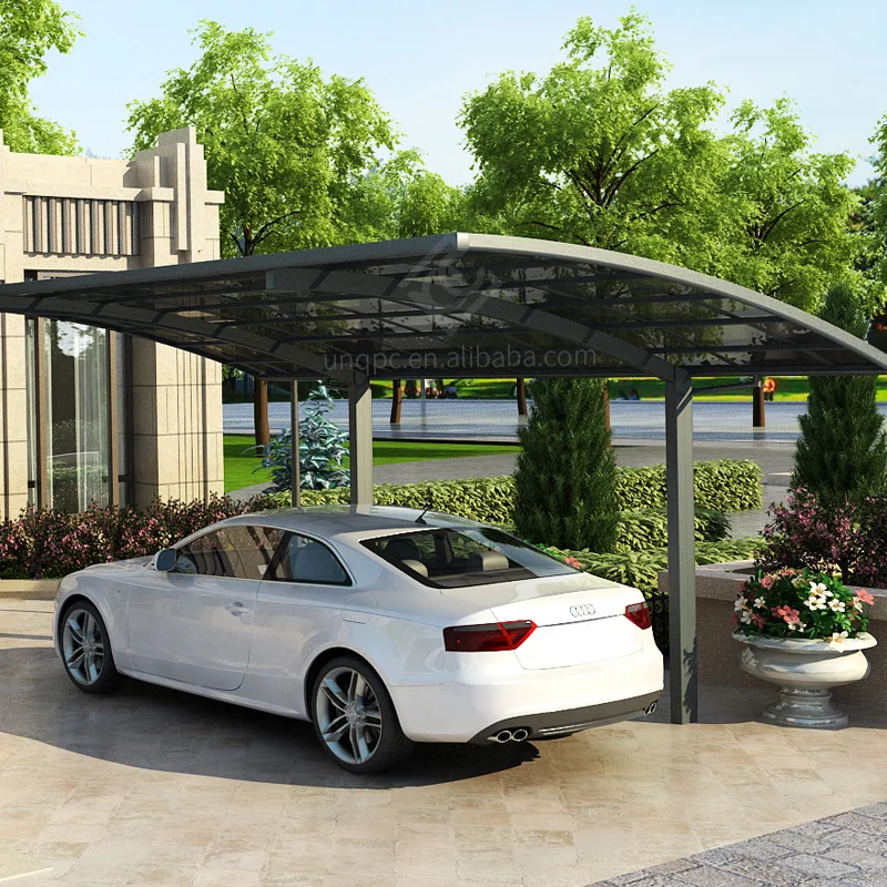 

Outdoor Roof Car Garage Port Shade Net Diy Part Soleil Auvent Exterieur Aluminium Frame Polycarbonate Sheet Carport