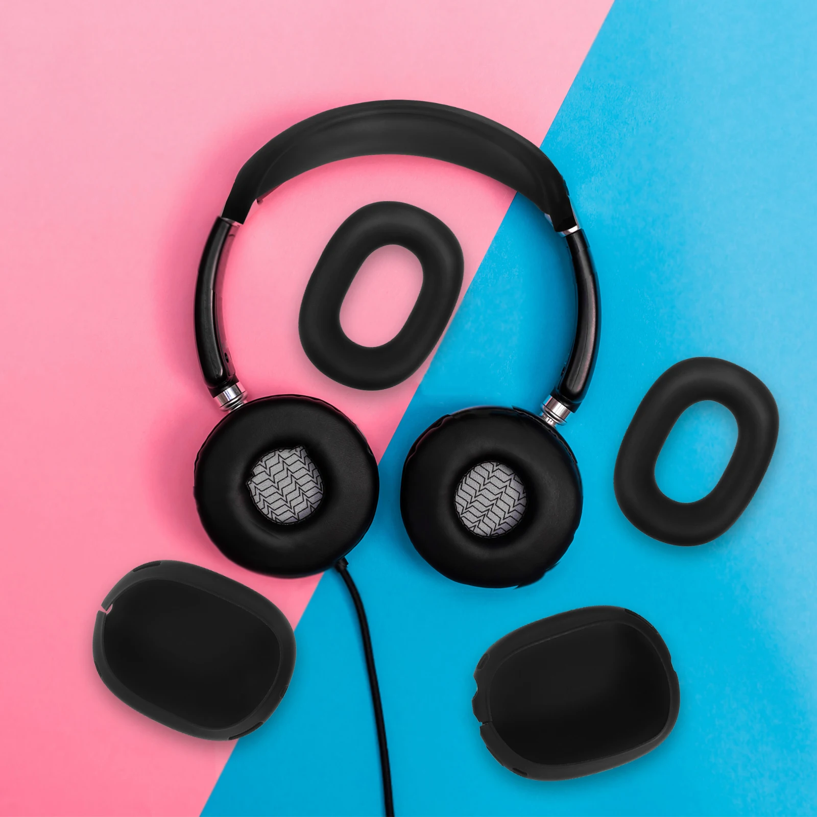 

1 Set Tpu Protective Earphone Case Cushion Compatible With Airpods Max Scratch Resistant Drop Resistant Comfortable Headband