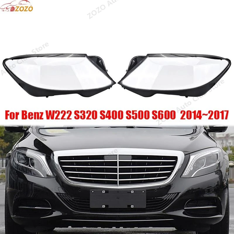 

Крышка фар автомобиля для Mercedes Benz W222 S320 S400 S500 S600 2014 2015 2016 2017, крышка фары, автомобильные аксессуары