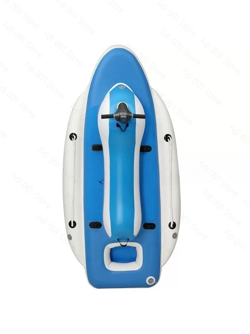 

Remote Control Electric Motorized Inflatable Jet Ski Boat Water Floating Motor Boat with Electric Underwater Scooter