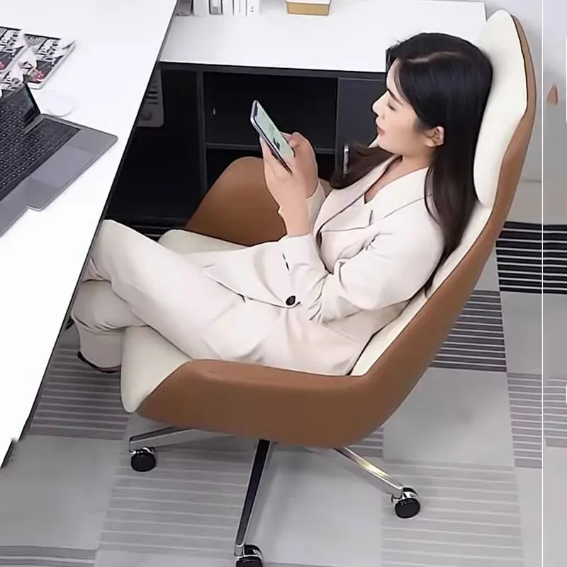 

Rotating Relax Office Chair Generic Executive Luxury Modern Mobile Office Chairs Comfy Lazy Nordic Sillas De Oficina Furniture