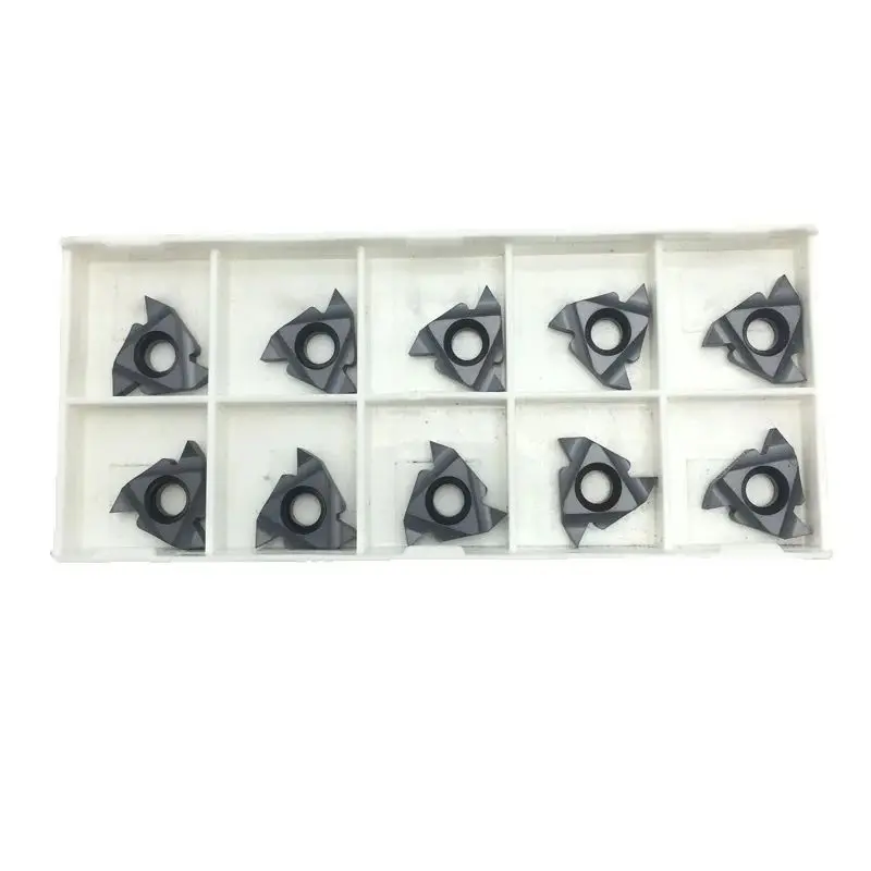 Indexable Internal Threading Inserts Carbide Inserts 16IR AG60 Lathe Cutter For Thread Turning