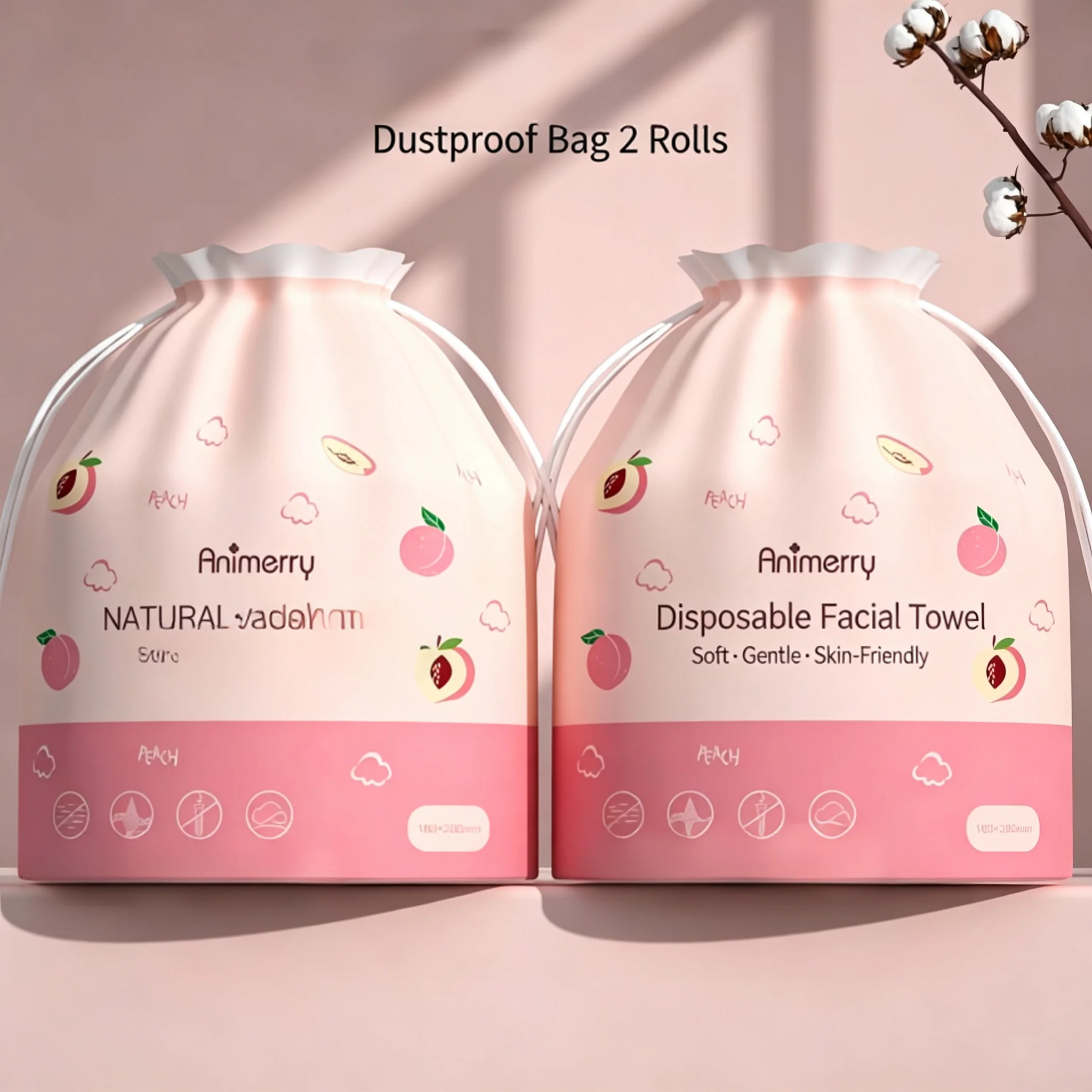 Thickened Draw-Type Disposable Facial Cleansing Towels Wet And Dry Use Makeup Remover Face Towels for Personal Hygiene
