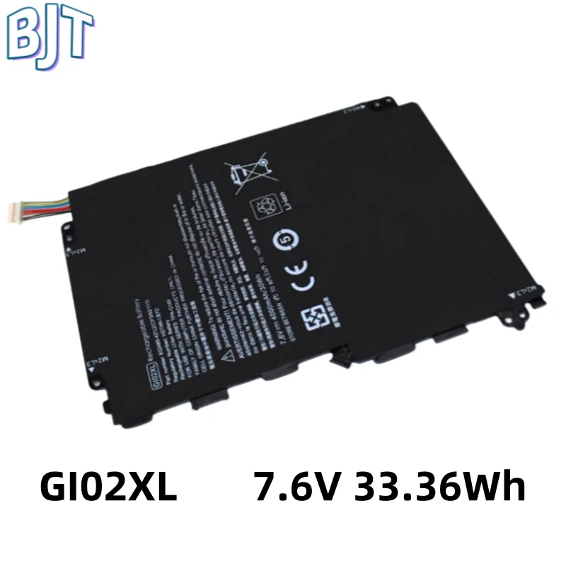 

Brand New Rechargable 7.6V 33.36Wh Laptop Battery GI02XL For HP Pavilion X2 12 HSTNN-LB7D 832489-421 833657-005 4 Cell