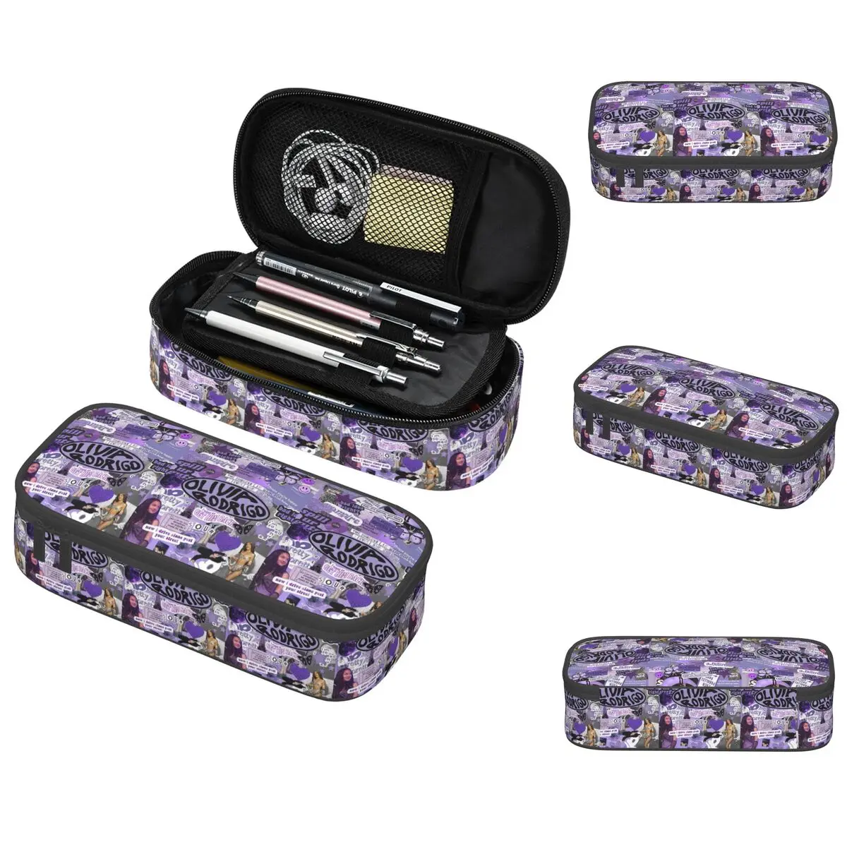 Olivia Vampire Rodrigos Sour - Estuche para lápices para niños, caja para bolígrafos, bolsa para lápices, suministros de papelería, bolsa para guardar bolígrafos