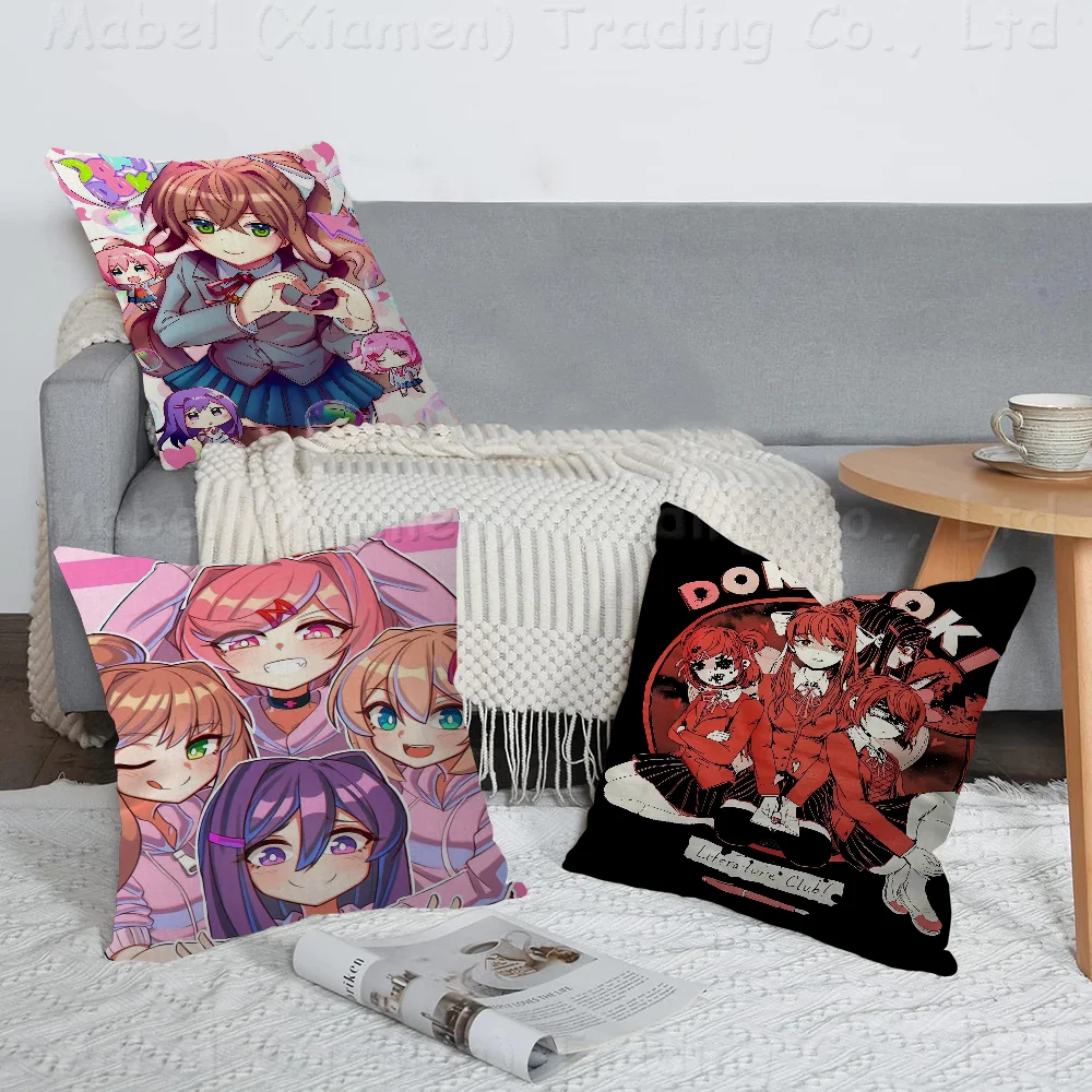 

Doki D-Doki L-Literature Club Pillow Gifts Home Office Furnishings Bedroom Sofa Car Cushion Cover Case 45x45cm