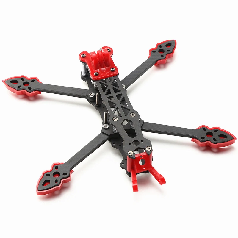 Mark4 5-calowy zestaw ramy z włókna węglowego Rozstaw osi 225 mm Ramię 5 mm Rama Freestyle dalekiego zasięgu do zdalnie sterowanego quadcoptera FPV