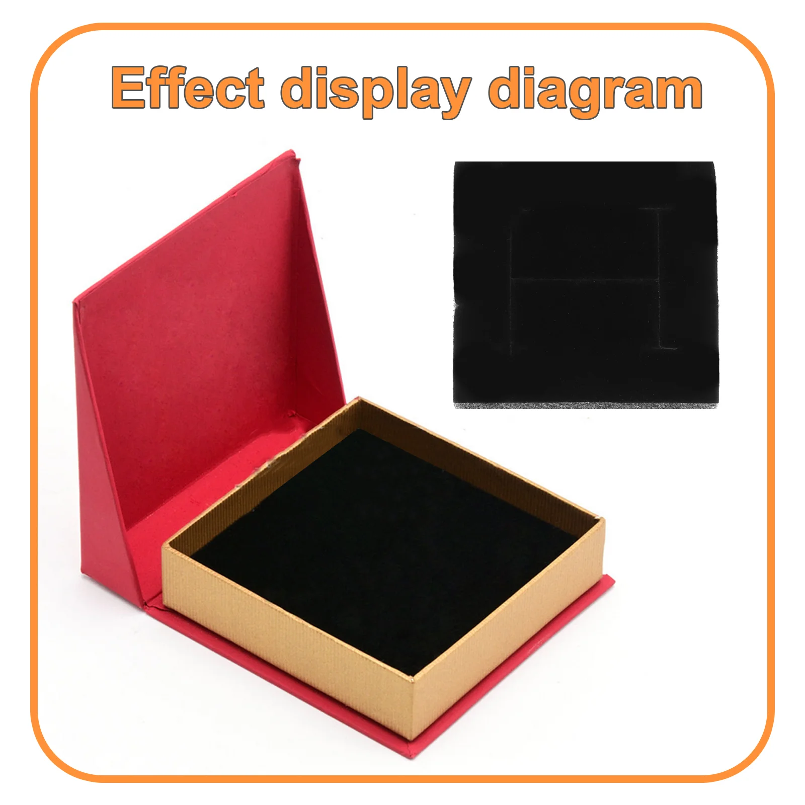 20 Pcs Jewelry Box The Ring Sponge Pad Inserts for Boxes Ear Stud Storage Plug-in Holder Travel