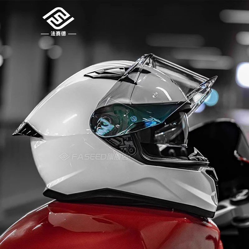

FASEED FS-825 Motorcycle Helmet Locomotive Full Helmet Double Lens Sun Protection Cycling Four Seasons Casco Moto