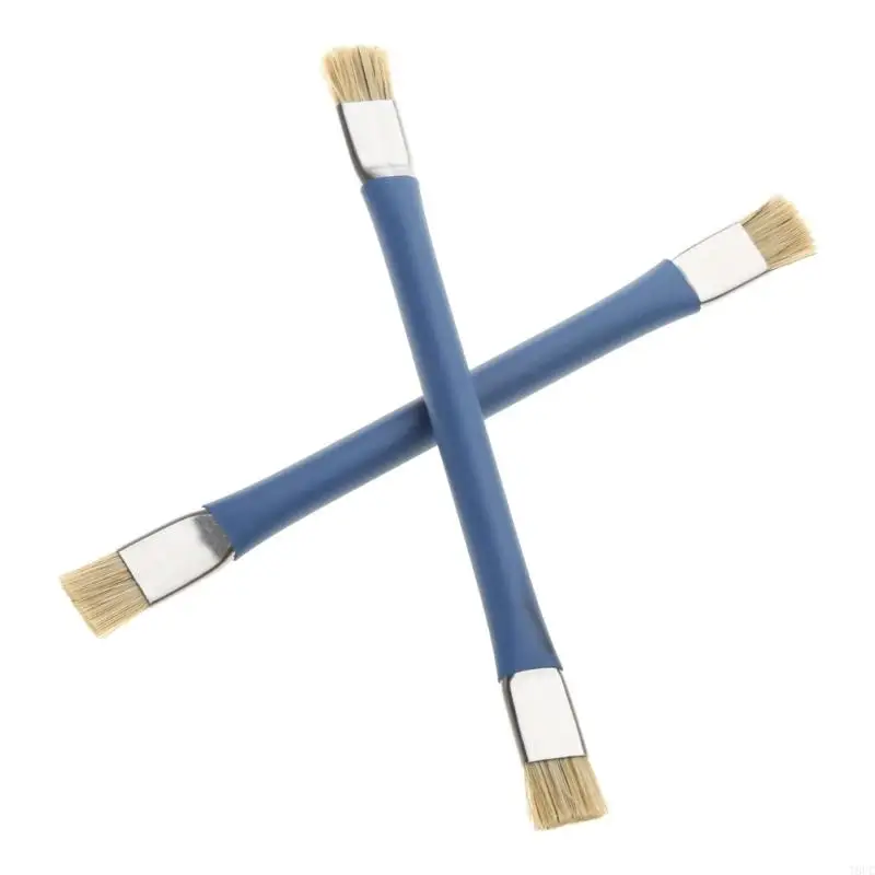 Conjunto escova esd antiestática para limpeza laboratório, 2 pacotes, adequado para teclado celular, tablet, pcb, bga,