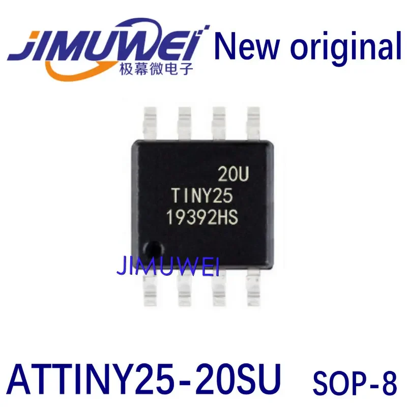 ATTINY25-20SU SOP-8 SMT 8-bit microcontroller 100%New and Original